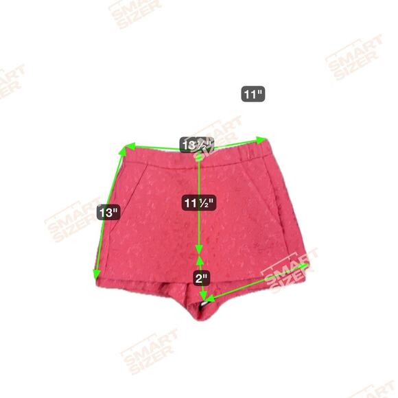 MAJE Jacquard Red Allover Tonal Leopard Pattern Skort Women’s Sz FR 36 / US 4 - Picture 11 of 14